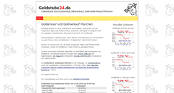 Desktop Screenshot of goldstube24.de